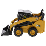 CAT Caterpillar 272D3 Skid Steer Loader with Operator Yellow "High Line" Series 1/32 Diecast Model by Diecast Masters-2