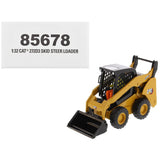 CAT Caterpillar 272D3 Skid Steer Loader with Operator Yellow "High Line" Series 1/32 Diecast Model by Diecast Masters-0