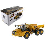 CAT Caterpillar 745 Articulated Dump Truck with Removable Operator "High Line" Series 1/50 Diecast Model by Diecast Masters-0