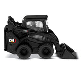 1/50 Scale Diecast Black Cat 242D3 Wheeled Toy Skid Steer With Tools and Operator