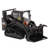 1/50 Scale Diecast Black Cat 259D3 Toy Track Loader With Tools and Operator