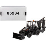 CAT Caterpillar 420F2 IT Backhoe Loader Special Black Paint Finish with Work Tools and Two Figurines "30th Anniversary Edition" "High Line Series" 1/50 Diecast Model by Diecast Masters-0