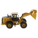 CAT Caterpillar 972 XE Wheel Loader Yellow with Operator "High Line Series" 1/50 Diecast Model by Diecast Masters-1