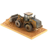 CAT Caterpillar 966M Wheel Loader with Operator (Dirty Version) "Weathered" Series 1/50 Diecast Model by Diecast Masters-2