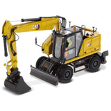 1/50 Scale Diecast Toy Wheeled M318 Caterpillar Excavator With Operator