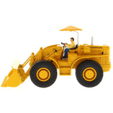 CAT Caterpillar 966A Wheel Loader Yellow with Operator "Vintage Series" 1/50 Diecast Model by Diecast Masters-1