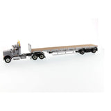 1/50 Scale International HX520 Semi Truck Toy With Flat Bed Trailer