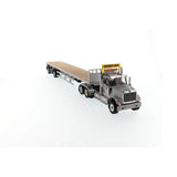 1/50 Scale International HX520 Semi Truck Toy With Flat Bed Trailer