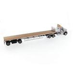 1/50 Scale International HX520 Semi Truck Toy With Flat Bed Trailer