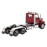 1/50 Scale Metallic Red Western Star 4700 SF Tandom Toy Semi Truck