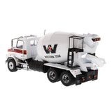 1/50 Scale Western Star Toy Cement Truck White 4700 SB - Diecast