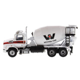 1/50 Scale Western Star Toy Cement Truck White 4700 SB - Diecast