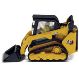 CAT Caterpillar 259D3 Compact Track Loader with Work Tools and Operator Yellow "High Line Series" 1/50 Diecast Model by Diecast Masters-1