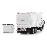 Mack LR Refuse Garbage Truck with McNeilus Meridian Front Loader White with Trash Bin 1/64 Diecast Model by DCP/First Gear-2