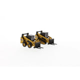 1/64 Scale Set of 2 Caterpillar 272D2 and 297D2 Skid Steer Toy Loaders