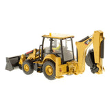 1/87 Scale Caterpillar 450E Diecast Backhoe Toy With Operator