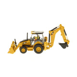 1/87 Scale Caterpillar 450E Diecast Backhoe Toy With Operator