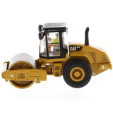 CAT Caterpillar CS56 Smooth Drum Vibratory Soil Compactor with Operator "High Line" Series 1/87 (HO) Scale Diecast Model by Diecast Masters-1