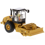 CAT Caterpillar CS56 Padfoot Drum Vibratory Soil Compactor with Operator "High Line" Series 1/87 (HO) Scale Diecast Model by Diecast Masters-1