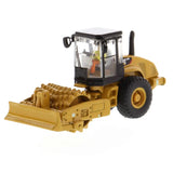 1/87 Scale Caterpillar CS56 Padfoot Steam Roller Toy With Operator