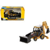 CAT Caterpillar 420E Backhoe Loader Yellow "Micro-Constructor" Series Diecast Model by Diecast Masters-0
