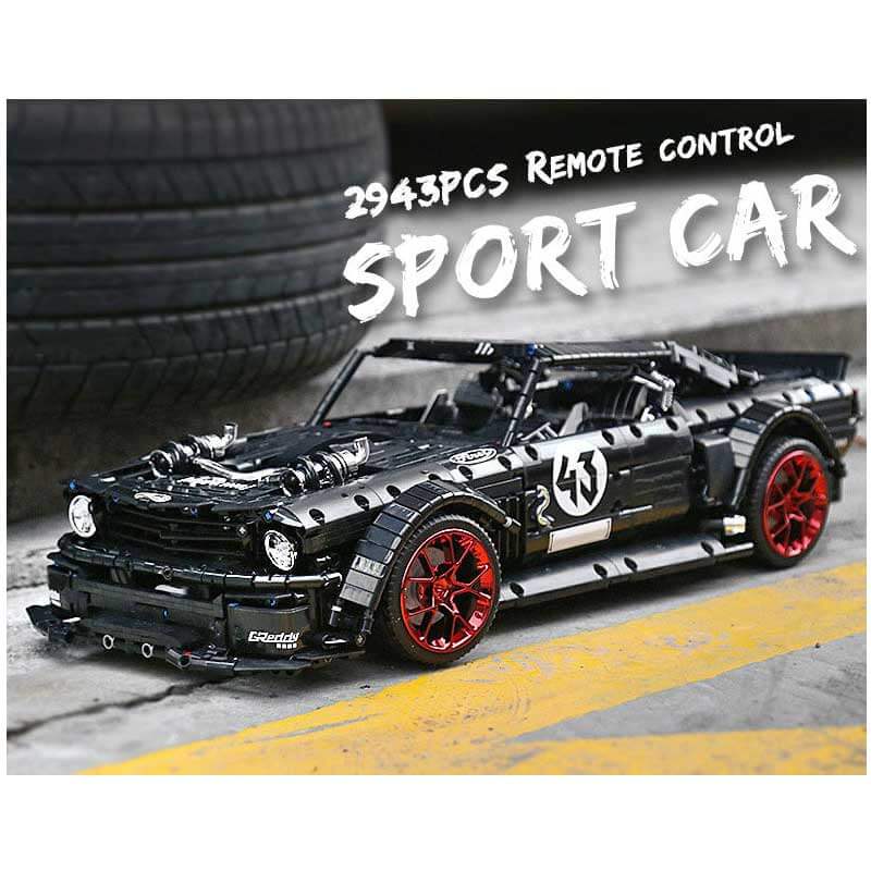 2943 Piece Technical Muscle Car Remote Control Model Set