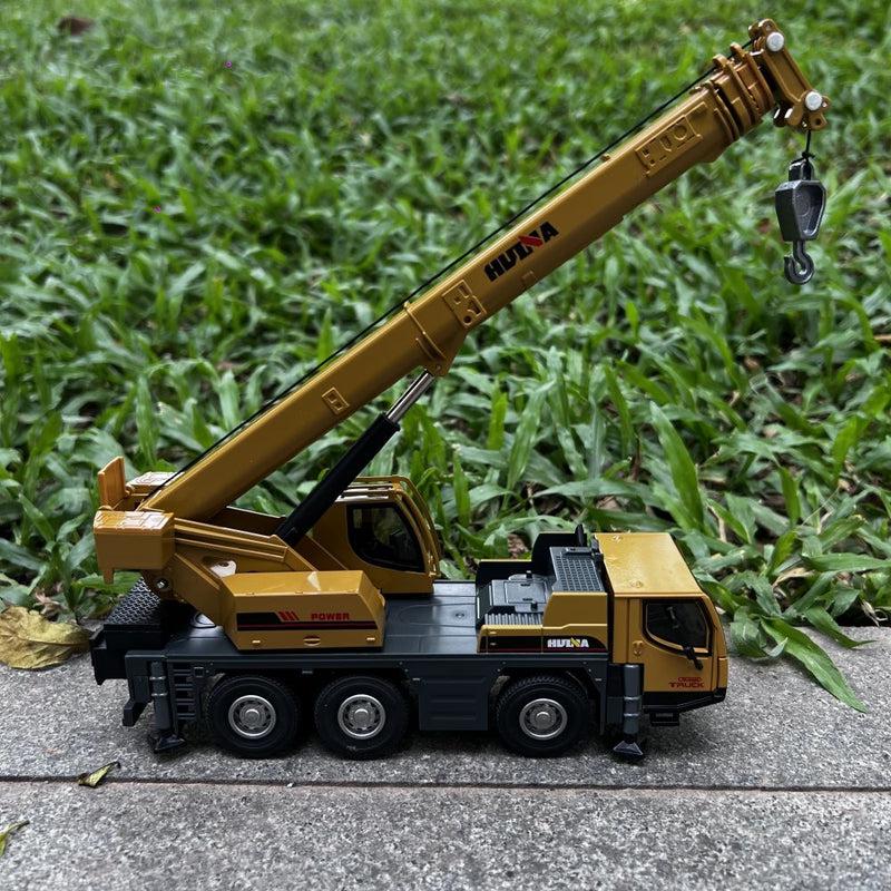 Toy Crane Metal Cars Construction Truck Wiht Light And Sound Pull Back  Vehicles Toy Trucks For Boys 